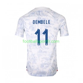 Tenue France Dembele 11 Exterieur World Cup 2022 Maillot de Foot